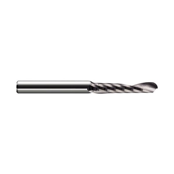 Harvey Tool 3/8 Cutter dia x 2.0000 in. 2 Length of Cut Carbide Ball End Mill for Plastic, 1 Flute 842324 - main